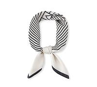 LumiSyne Sciarpe Di Seta Donna Classica a Righe Grande Foulard Quadrata 90x90 Stile Pendolare Sciarpa Al Collo Fazzoletto Fascia Per Capelli Decorazione Moda Sciarpe Morbida Calda