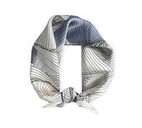 LumiSyne Sciarpe Di Seta Donna Foulard Quadrata Modello Di Geometria Raso Seta Morbida Calda Sciarpa Al Collo Stile Per Il Tempo Libero Decorazione Moda Fazzoletto Fascia Per Capelli Primavera Autunno