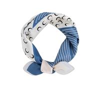 LumiSyne Sciarpe Di Seta Donna Foulard Quadrata Modello Di Luna Raso Seta Morbida Calda Sciarpa Al Collo Stile Per Il Tempo Libero Decorazione Moda Fazzoletto Fascia Per Capelli Primavera Autunno