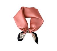 LumiSyne Sciarpe Di Seta Donna Piccolo Foulard Quadrato Stampata Catena Vintage Tinta Unita Morbido Leggera Bandane Fascia Per Capelli Fazzoletto Wristband Decorazione Copricapo