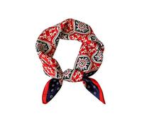 LumiSyne Sciarpe Di Seta Donna Piccolo Foulard Quadrato Stampata Catena Vintage Tinta Unita Morbido Leggera Bandane Fascia Per Capelli Fazzoletto Wristband Decorazione Copricapo