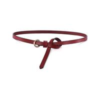 LumiSyne Skinny Cintura In Pelle Da Donna Pelle Morbida Moda Semplice Cintura In Vita Annodata Cintura Sottile Cinture Decorativa Per Vestito Camicia Soprabito Jeans Pantaloni
