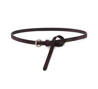 LumiSyne Skinny Cintura In Pelle Da Donna Pelle Morbida Moda Semplice Cintura In Vita Annodata Cintura Sottile Cinture Decorativa Per Vestito Camicia Soprabito Jeans Pantaloni