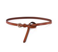LumiSyne Skinny Cintura In Pelle Da Donna Pelle Morbida Moda Semplice Cintura In Vita Annodata Cintura Sottile Cinture Decorativa Per Vestito Camicia Soprabito Jeans Pantaloni