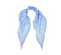LumiSyne Vintage Fazzoletto Da Collo Motivo Floreale Paisley Sciarpa Bandana In Cotone Sciarpa Di Diamanti Lunga Stretta Traspirante Leggero Foulard Piccola Fascia Per Capelli Copricapo Nastro Sciarpa