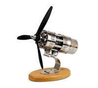 Lumitex Kit modello motore Stirling - Piastra oscillante a 16 cilindri motore meccanico per aeromobili - Ornamenti artistici per adulti, modello educativo per esperimenti per bambini