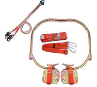 Lumivex Picchetti for Arrampicata sugli Alberi in Acciaio al Carbonio, 1 Paio di Attrezzi for for Raccogliere Frutta, Cocco, picchetti for su Pali in Legno, carico 661 libbre(15-30cm/5.9-11.8inch)