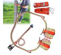 Lumivex Punte for Arrampicata sugli Alberi in Acciaio al Carbonio, 16'' 18'' 20'' Attrezzatura Portatile for 1 Paio, for Raccogliere Frutta, Cocco, carico 330 libbre(20-40cm/7.9-15.7inch)