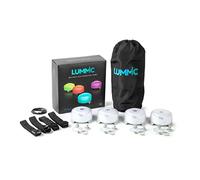 LUMMIC - Luci di reazione. Kit di addestramento alla luce basato sulla reazione luminosa e uditiva. Migliora la velocità, i riflessi, la memoria e la mobilità.
