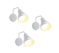 Lumo a Parete Mounta Regolabile Soggiorno Lampada a Parete Black Simple Switch Style Industrial Camera da Letto Manotte Creative Wall Lampada Personalizzata Ruota con Switch Rocker Braccio di Lettura