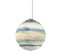 Lumo a sospensione a sospensione Lampadari Luci a soffitto Lampade a sospensione industriale ， illuminazione del soffitto ， lampadari ， decorazione planetaria, paralume artificiale dipinto a mano,