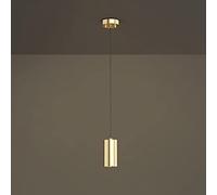 Lumo cilindrico Light Light Brass Hanging Kitchen Isola illuminazione, luce minimalista Luci a sospensione di lusso per la sala da pranzo soggiorno soggiorno tavolo da pranzo camera da letto Aqiong