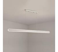 Lumo Ciondolo LED Lampone lineare Minimalista soffitta Moderna, Lampada Lunga lampade a Sospensione 3 lampadari in modalità Colore per la Sala Pranzo Vivente Isola da Cucina