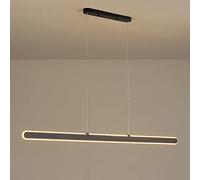 Lumo Ciondolo LED Lampone lineare Minimalista soffitta Moderna, Lampada Lunga lampade a Sospensione 3 lampadari in modalità Colore per la Sala Pranzo Vivente Isola da Cucina