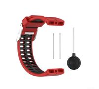 LumoCheefy Cinturino in silicone da 20 mm per Polar V800, bicolore | Morbido silicone, delicato sulla pelle, traspirante, ideale per lo sport e il sonno, non irrita