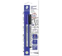 Lumocolor Non-Permanent F 0.6 mm, 2er Bl, Blue + Black