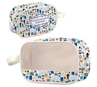 Lumon Industries Borsa per il trucco MDR Group Gifts Mark and Helly Gifts Macrodata Refinement Dept Gifts, Theworkis Clear2