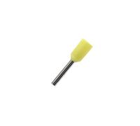 Lumonic 100 ghiere isolate da 0,25mm² giallo I La lunghezza è di 6mm, il diametro del collare in plastica di 1,8mm I Stagnato per proteggere dalla corrosione