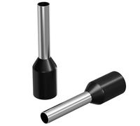 Lumonic 100 ghiere isolate da 1,5mm² nero I La lunghezza è di 8mm, il diametro del collare in plastica è di 3,5mm I Stagnato per proteggere dalla corrosione