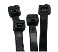 Lumonic 100x fascette 700 x 9mm I Fascette nere di qualità industriale I Fascette resistenti ai raggi UV, fascette resistenti alle intemperie, fascett