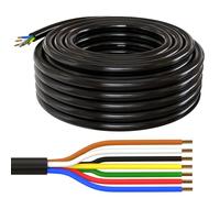 Lumonic 10m Cavo per Veicoli a 7 Poli FLRYY - Sezione 7x 1,5mm² - per Rimorchi Multiplo
