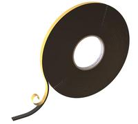 Lumonic 10m Nastro sigillante EPDM autoadesivo 10mm x 3mm I nastro per finestre e porte I guarnizione per finestre, porte, guarnizione in gomma per protezione dal freddo