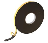 Lumonic 10m Nastro sigillante EPDM autoadesivo 15mm x 4mm I nastro per finestre e porte I guarnizione per finestre, porte, guarnizione in gomma per protezione dal freddo