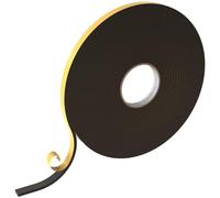 Lumonic 10m Nastro sigillante EPDM autoadesivo 15mm x 5mm I nastro per finestre e porte I guarnizione per finestre, porte, guarnizione in gomma per protezione dal freddo