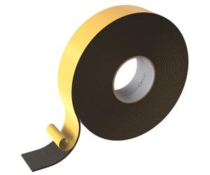 Lumonic 10m Nastro sigillante EPDM autoadesivo 50mm x 3mm I nastro per finestre e porte I guarnizione per finestre, porte, guarnizione in gomma per protezione dal freddo