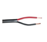 Lumonic 20m FLYY-fl Cavo del veicolo 2x1,5mm² nero | A 2 fili | Cavo per rimorchio | Cavo multiplo piatto per autoveicoli | Resistente agli oli e ai carburanti, ritardante di fiamma | Bassa tensione