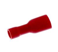 Lumonic 25x Presa piatta 0,5-1,5mm² | per spina piatta 0,8 x 4,8mm | Completamente isolato | Connettore per cavo senza saldatura | Capocorda in ottone stagnato | Ingegneria automobilistica e meccanic