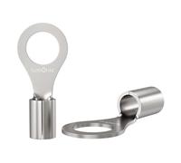 Lumonic 25x terminali a crimpare nudi 0,5-1,5mm² I terminali a crimpare M4 non isolati I capicorda M4, capicorda tubolari 0,5mm2 1,5mm2 capicorda ad anello, connettori a crimpare