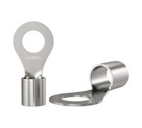 Lumonic 25x terminali a crimpare nudi 4-6mm² I terminali a crimpare M5 non isolati I capicorda M5, capicorda tubolari 4mm2 6mm2 capicorda ad anello, connettori a crimpare