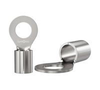 Lumonic 25x terminali a crimpare vuoti 1,5-2,5mm² I terminali a crimpare M3 non isolati I capicorda M3, capicorda a tubo 1,5mm2 2,5mm2 capicorda ad anello, connettore a crimpare