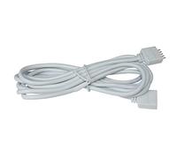 Lumonic 2m cavo di estensione LED RGBW connettore bianco 5 Pin femmina e maschio - Dimensioni cavo RGB 16x6mm - Per alimentazione o estensione