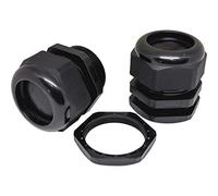 Lumonic 2x pressacavo M50 PG42 IP67 metrico d32-38mm I ingresso cavi a tenuta stagna in nero I pressacavi, ingresso guaine M50 PG42