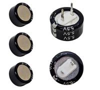Lumonic 5x Supercap 0,1F 5,5V C-Type | EDLC direttamente applicabile, ad alta capacità | Monoblocco a 5,5 V - non è necessario il bilanciamento | Protezione da sfarfallio, backup, PLC, riscaldamento