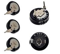 Lumonic 5x Supercap 0,1F 5,5V H-Type | EDLC direttamente applicabile, ad alta capacità | Monoblocco a 5,5 V - non è necessario il bilanciamento | Protezione da sfarfallio, backup, PLC, riscaldamento