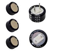 Lumonic 5x Supercap 0,22F 5,5V C-Type | EDLC direttamente applicabile, ad alta capacità | Monoblocco a 5,5 V - non è necessario il bilanciamento | Protezione da sfarfallio, backup, PLC, riscaldamento