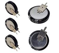 Lumonic 5x Supercap 1,0F 5,5V V-Type | EDLC direttamente applicabile, ad alta capacità | Monoblocco a 5,5 V - non è necessario il bilanciamento | Protezione da sfarfallio, backup, PLC, riscaldamento