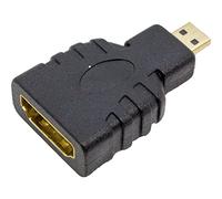 Lumonic Adattatore Micro-HDMI - HDMI Plug Adapter con Contatto Placcato Oro - Adatto a Telefoni Cellulari