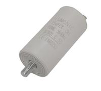 Lumonic Condensatore di avviamento 15µF 450V | con Spina I 34x70mm I 15uF I Condensatore motore con custodia in plastica I Condensatore di esercizio I per pompe, tosaerba, utensili