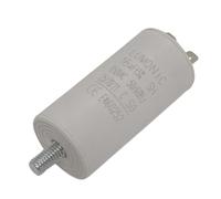 Lumonic Condensatore di avviamento 16µF 450V | con Spina I 34x70mm I 16uF I Condensatore motore con custodia in plastica I Condensatore di esercizio I per pompe, tosaerba, utensili