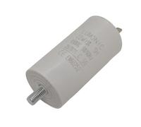 Lumonic Condensatore di avviamento 22µF 450V | con Spina I 38x75mm I 22uF I Condensatore motore con custodia in plastica I Condensatore di esercizio I per pompe, tosaerba, utensili