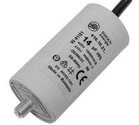 Lumonic condensatore di avviamento 416.10.21 B [incl. cavo 35cm] | condensatore motore 14µF 425V 36x70mm I condensatore in contenitore di plastica iso