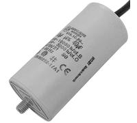 Lumonic condensatore di avviamento 416.10.29 B [incl. cavo 35cm] | condensatore motore 40µF 425V 45x92mm I condensatore in contenitore di plastica iso