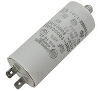 Lumonic condensatore di avviamento 416.10.47 A [incl. spina 6,3x0,8mm] | condensatore motore 10µF 425V 30x70mm I condensatore in custodia di plastica