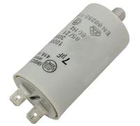 Lumonic condensatore di avviamento 416.10.85 B [incl. spina 6,3x0,8mm] | condensatore motore 7µF 425V 30x56mm I condensatore in custodia di plastica i