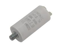 Lumonic Condensatore di avviamento 5µF 450V | con Spina I 26x55mm I 5uF I Condensatore motore con custodia in plastica I Condensatore di esercizio I per pompe, tosaerba, utensili