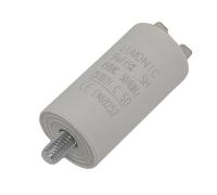 Lumonic Condensatore di avviamento 9µF 450V | con Spina I 30x60mm I 9uF I Condensatore motore con custodia in plastica I Condensatore di esercizio I per pompe, tosaerba, utensili